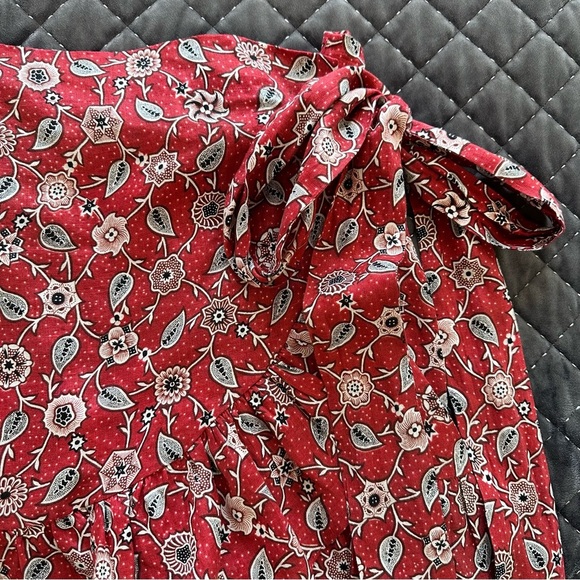 Isabel Marant Etoile Tempster Linen Wrap Mini Skirt - Picture 3 of 8